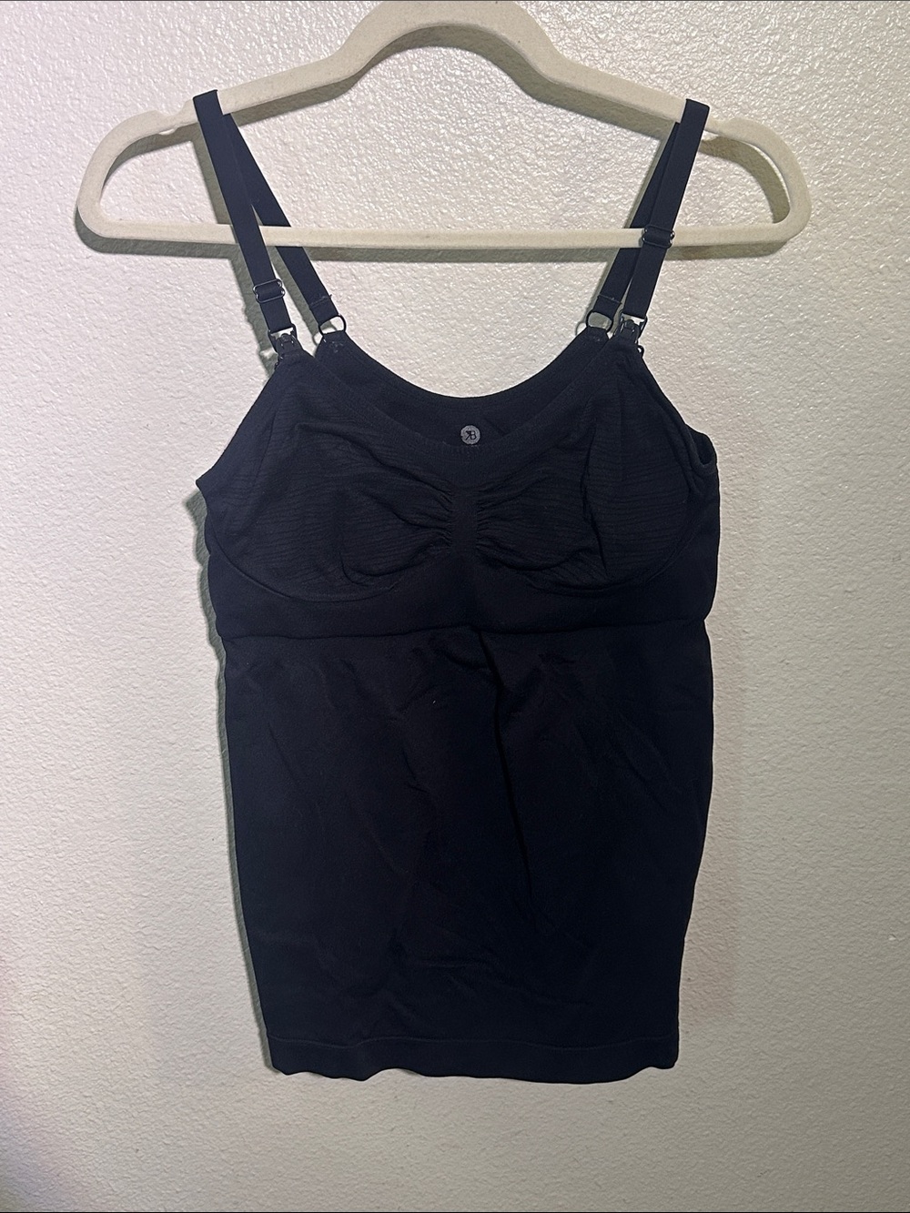Kindred Bravely Black Nursing Camisole with Adjustable Straps